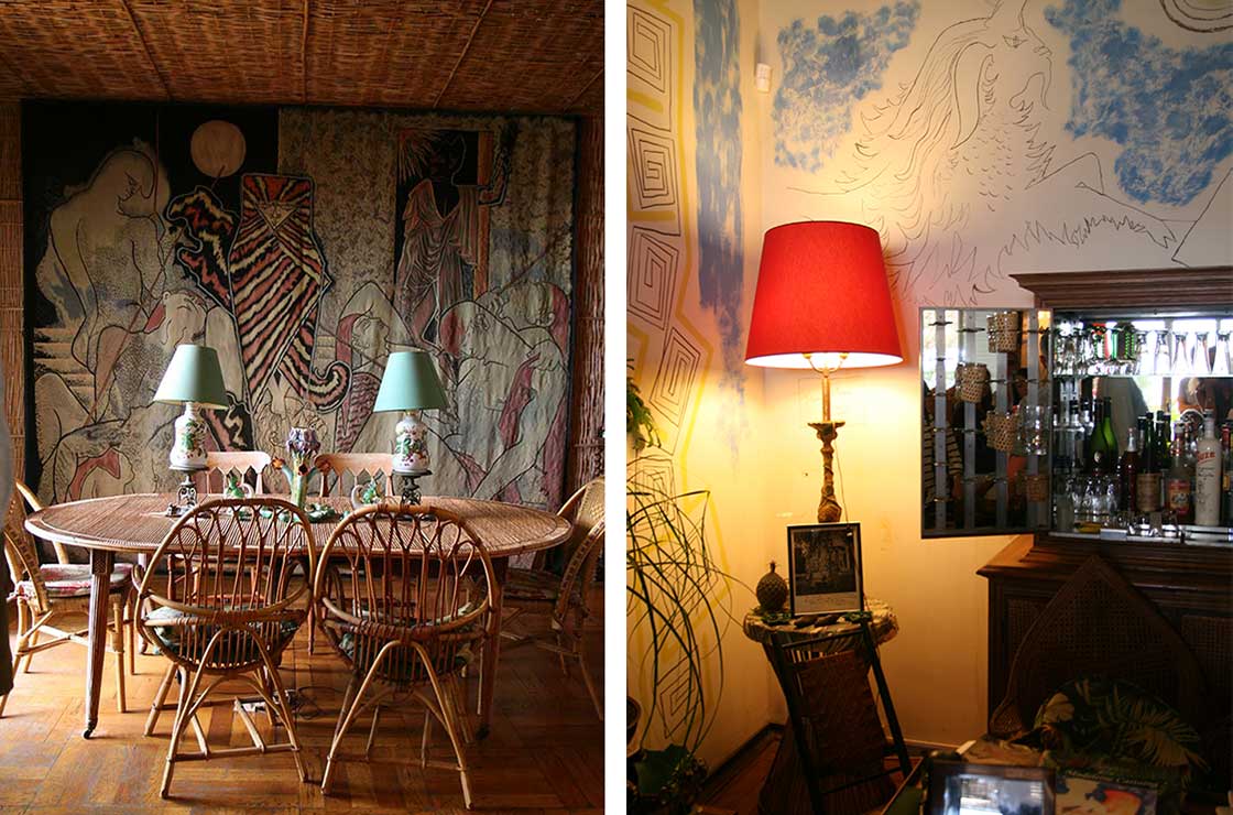 Dining room and bar, Villa Santo Sospir