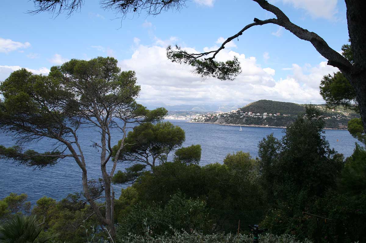 The view towards Nice from Villa Santo Sospir