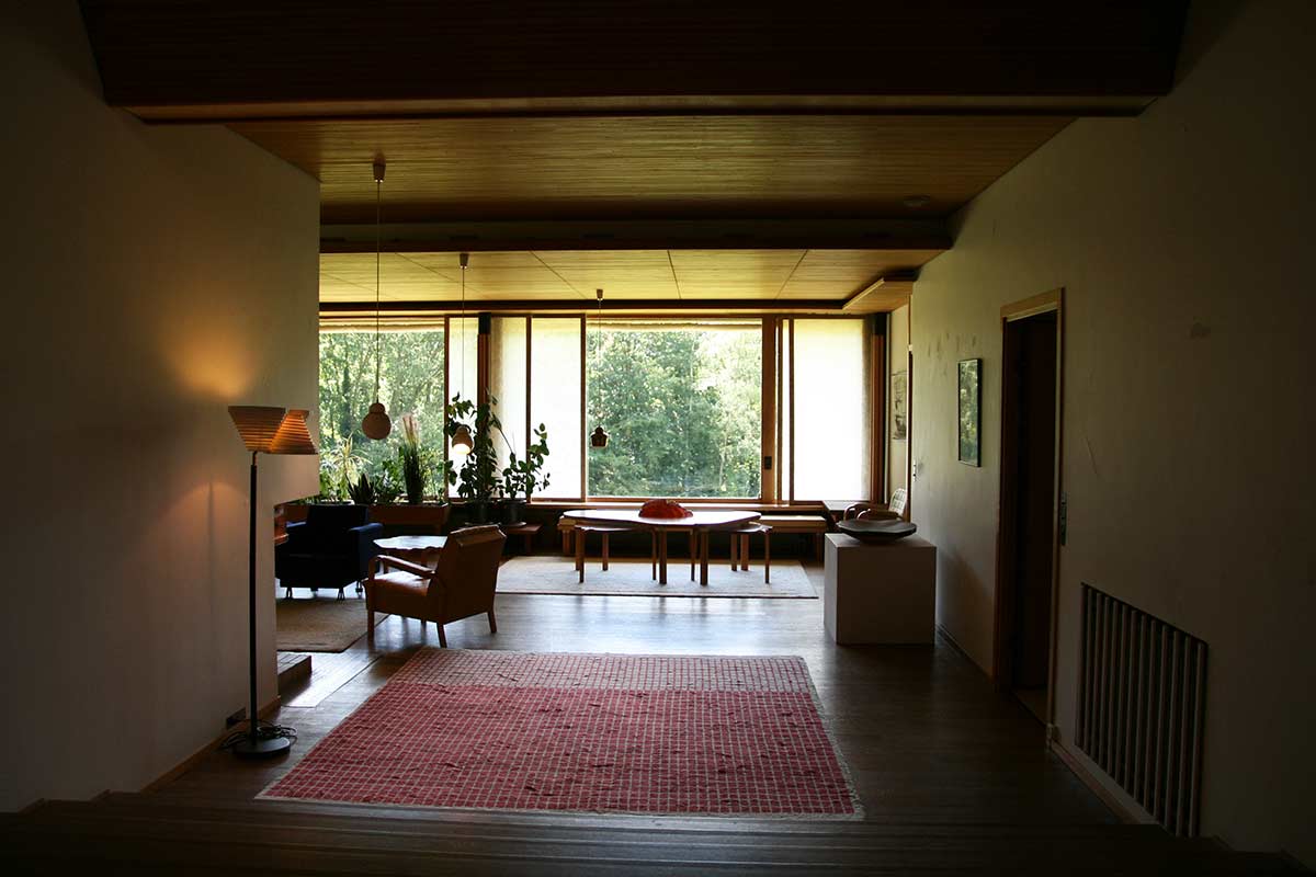 Maison Louis Carré - The living room
