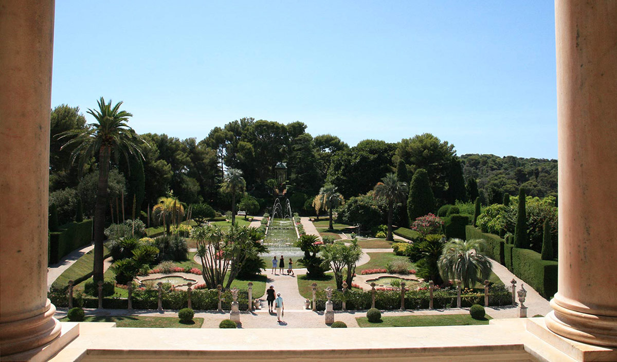 The formal French garden