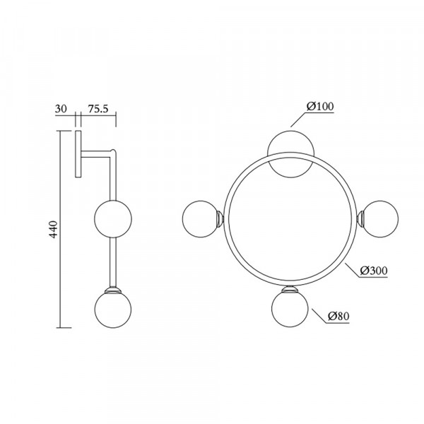 Applique Circle mesures