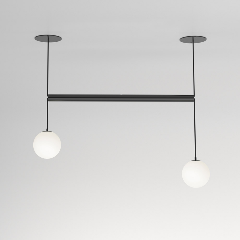 Suspension Tube With Globes Atelier Areti