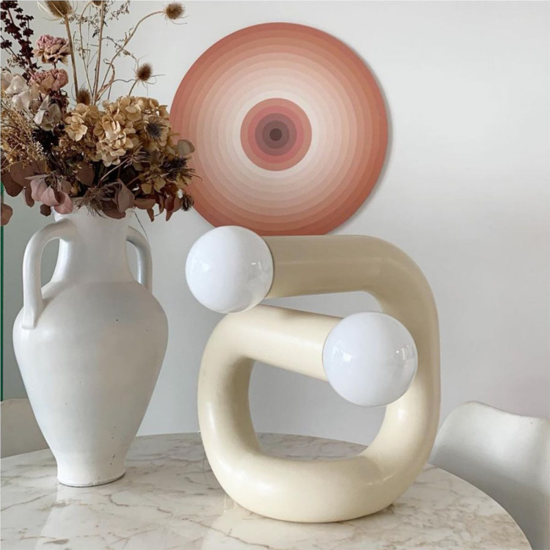 Sphinx table lamp, Axel Chay
