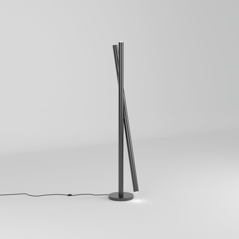 ROTATION FLOOR LIGHT by Atelier Areti black