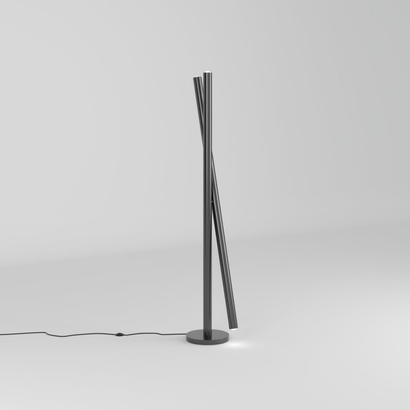 ROTATION FLOOR LIGHT by Atelier Areti black