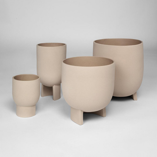 sand Serene FLOWERPOT collection by Kristina Dam