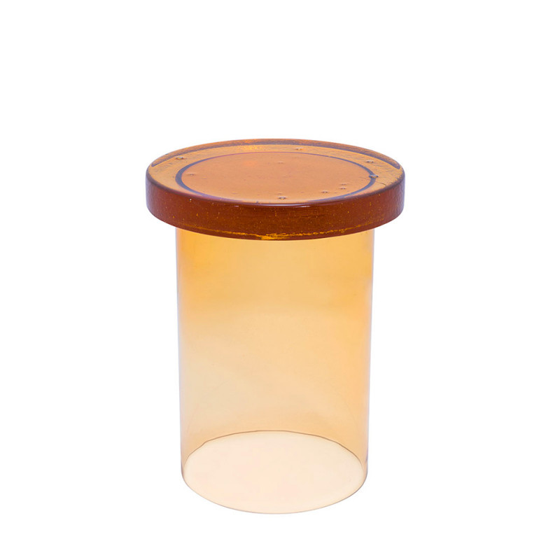 Alwa Three table by Pulpo small amber