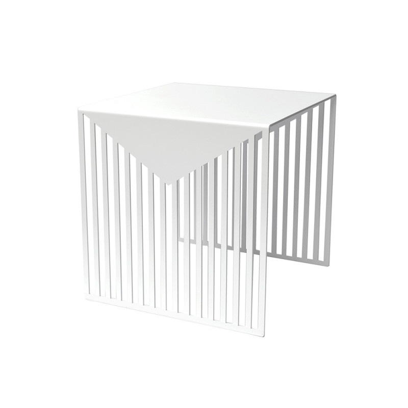 TABLE D'APPOINT ZICK ZACK by Swedish Ninja petite blanche