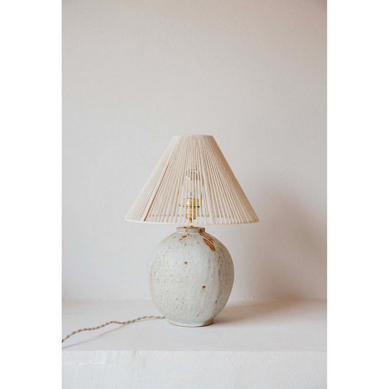 MICHELLE TABLE LIGHT by Gres Ceramics cotton