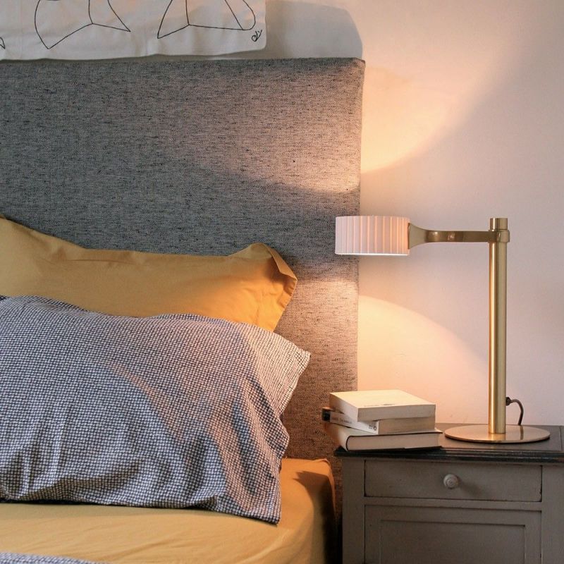 brahma table lamp in a bedroom by pedret