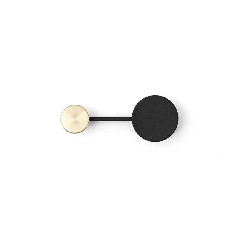AFTEROOM COAT HANGER SMALL by Menu black and brass