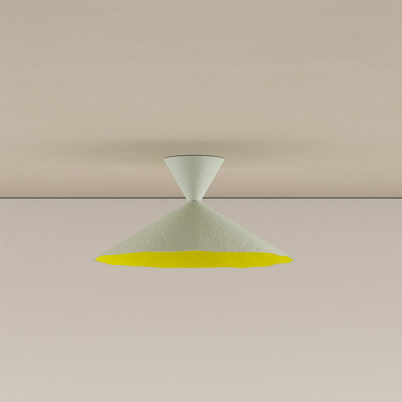 Trapeze ceiling light by Palefire in celadon