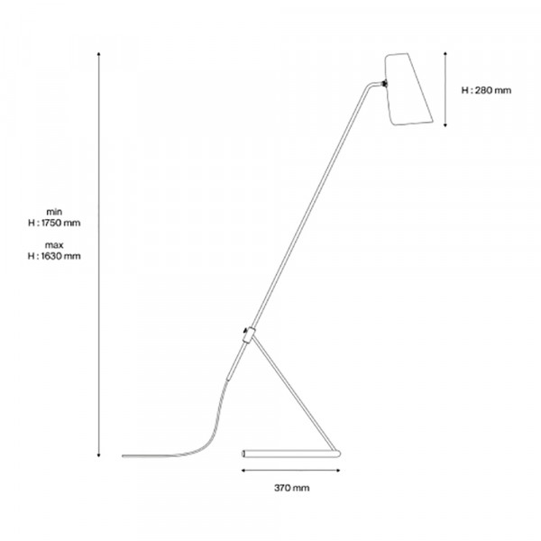 G21 FLOOR LAMP by Sammode dimensions