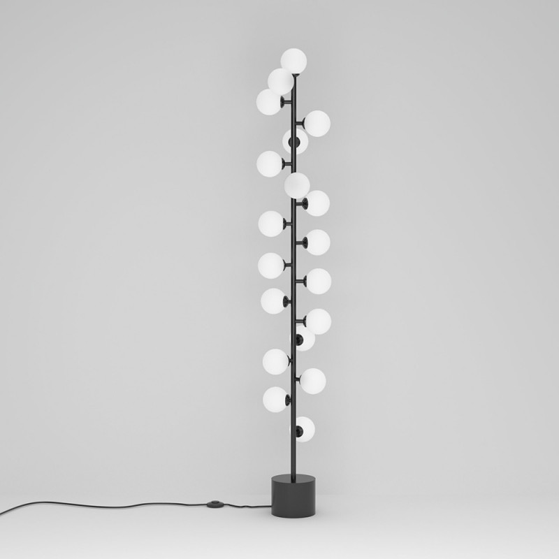 MIMOSA FLOOR LIGHT by Atelier Areti black