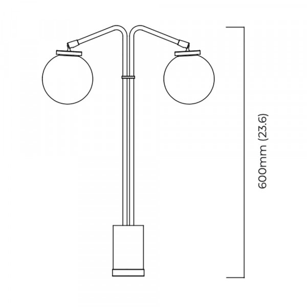 LAMPE DE TABLE ARRAY TWIN by CTO Lighting