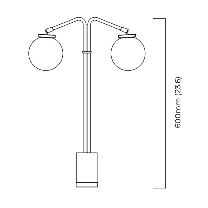 LAMPE DE TABLE ARRAY TWIN by CTO Lighting