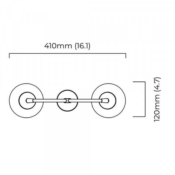 LAMPE DE TABLE ARRAY TWIN by CTO Lighting