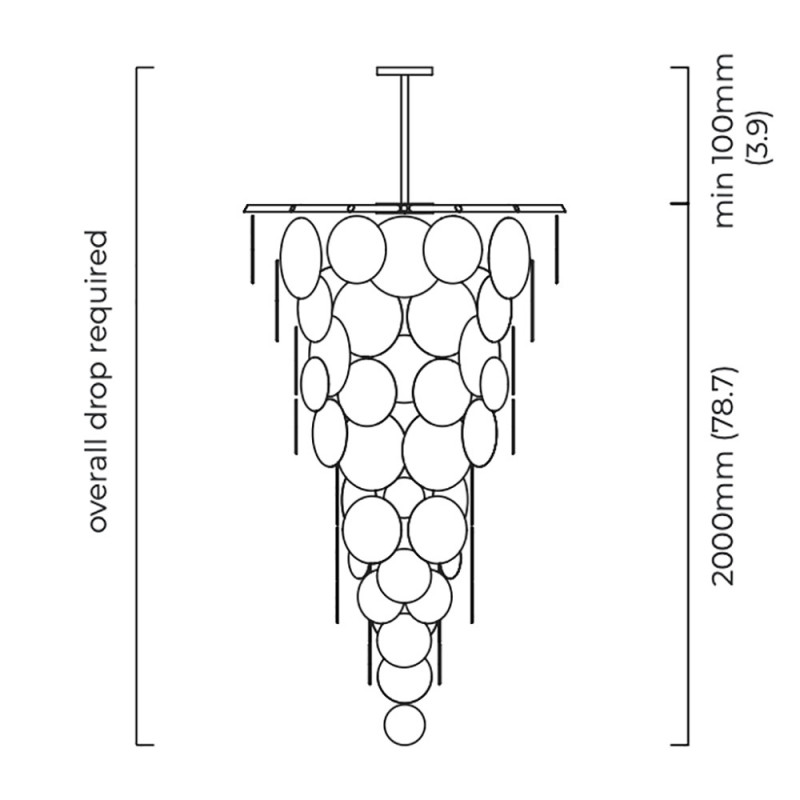 SUSPENSION NIMBUS CASCADE by CTO Lighting 12696