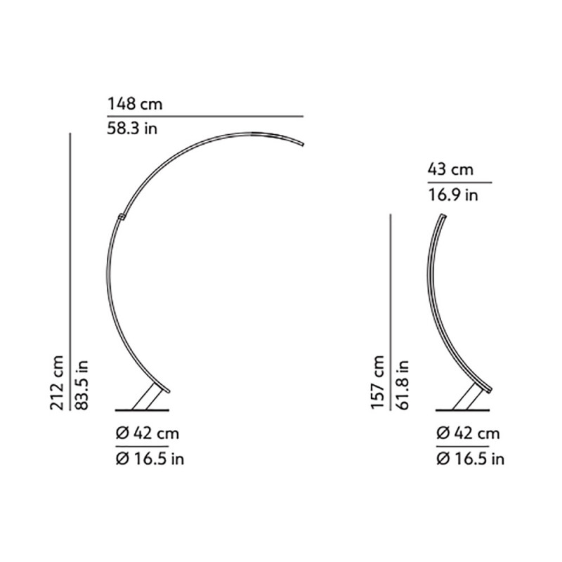 LAMPADAIRE KYUDO by Kundalini dimensions