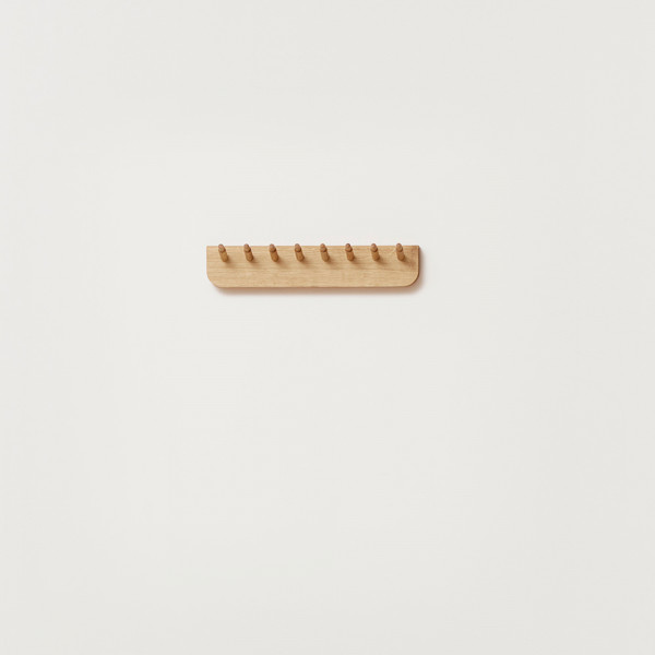 PORTE MANTEAU ECHO by Form and Refine chêne blanc 40 cm