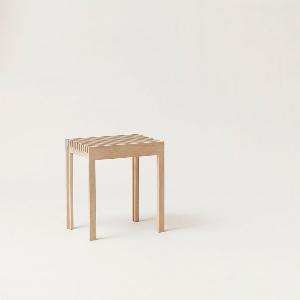 LIGHTWEIGHT STOOL by Form and Refine white oak