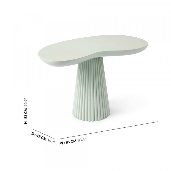TABLE MIRA N°1 céladon Maison Dada dimensions