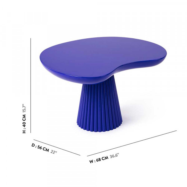 TABLE MIRA N°3 bleu Maison Dada dimensions