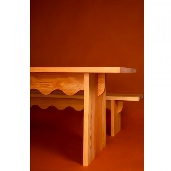 TAMI STOOL by Schneid Studio and dining table