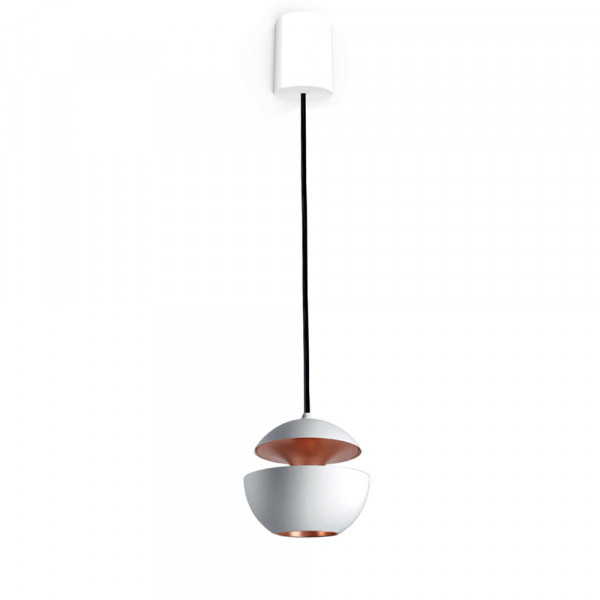 HERE COMES THE SUN MINI PENDANT by DCW Editions white cuivre
