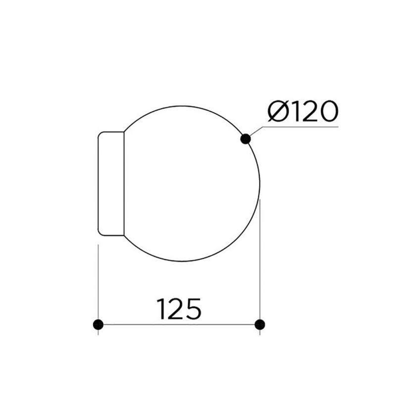 APPLIQUE PLANETTE by Contain D12 dimensions