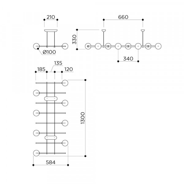 SUSPENSION MODULAR FLAT by Contain
