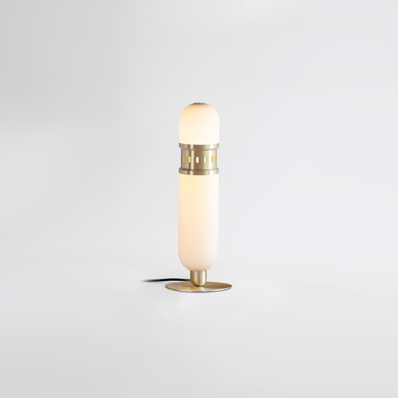 LAMPE DE TABLE OCCULO by Bert Frank allumé