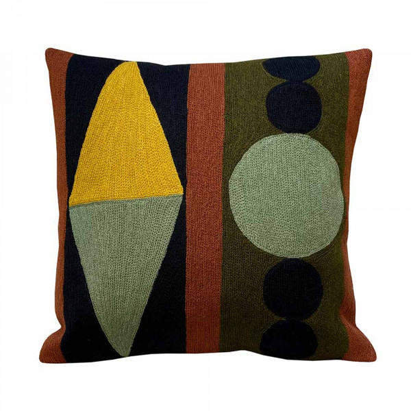 CIRCUS GREEN CUSHION by Lindell & Co