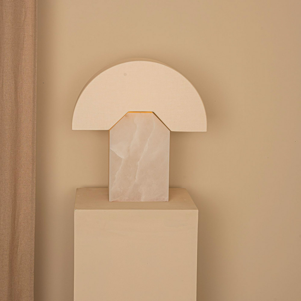 LAMPE DE TABLE EDNA WHITE by Simone & Marcel