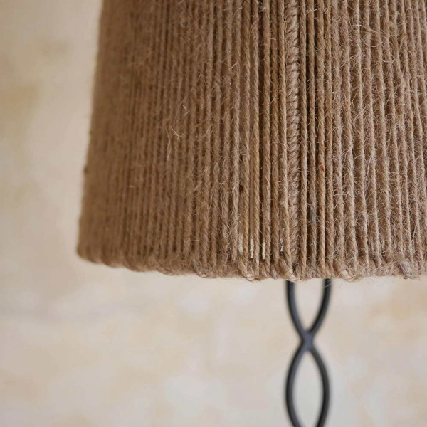 RAW WOVEN FLOOR LAMP by Honoré
