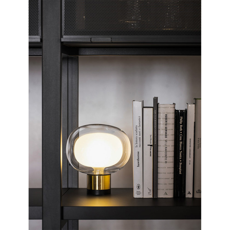 NABILA TABLE LIGHT by TOOY BRUSHED BRASS