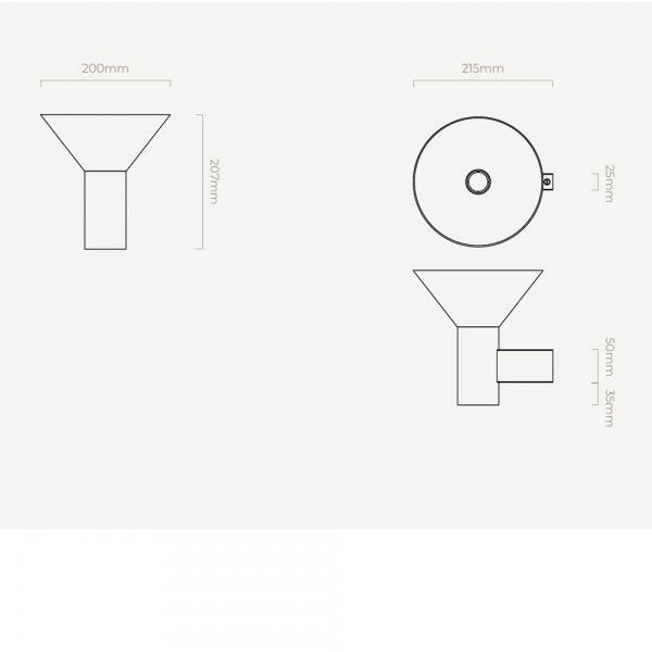 TORRES WALL LIGHT by CTO Lighting 19537