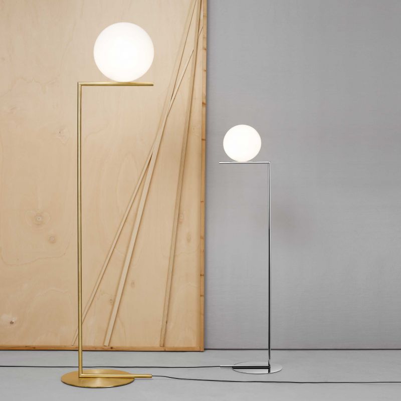 2 flos ic floor lamps