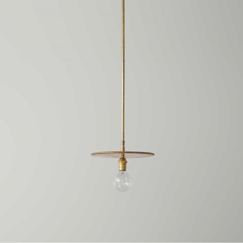 brass pendant by workstead grey background