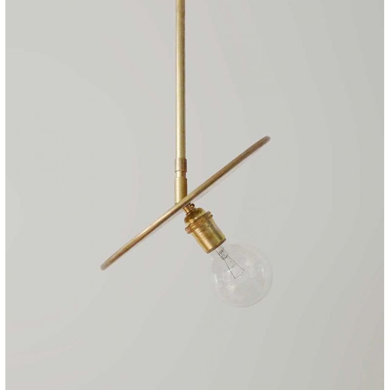 brass pendant by workstead close up