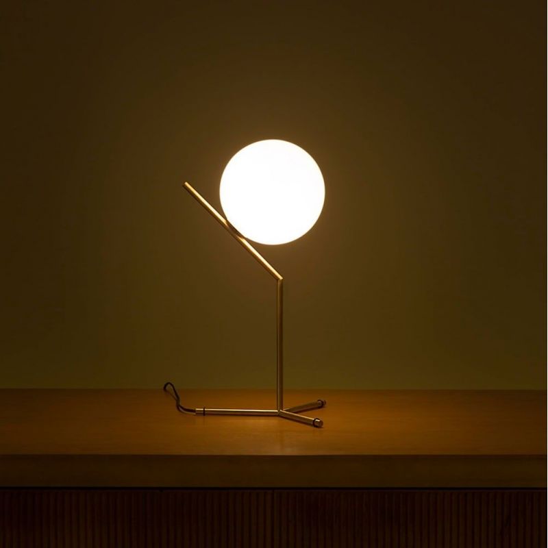 IC T1 high lamp Flos, brass