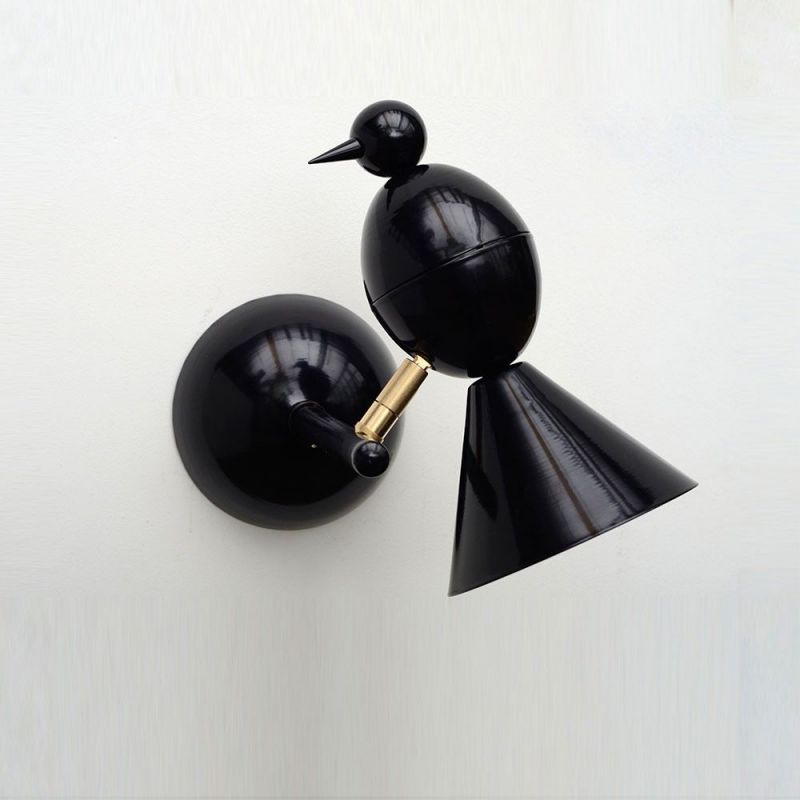applique alouette noire