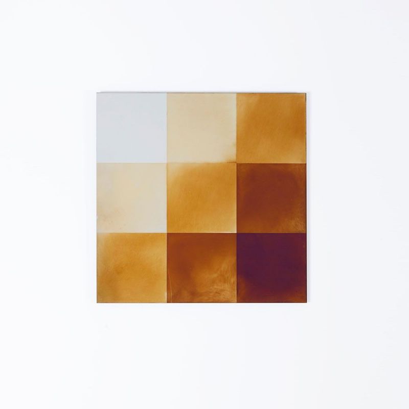 miroir transience carre fond blanc