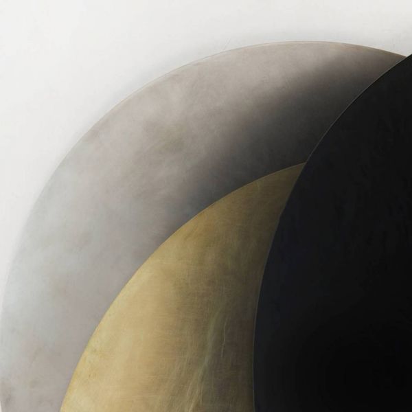 Detail of the eclipse mirror wall light by Rooms