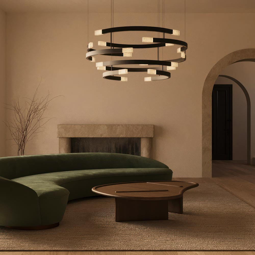 Lustre Trace Circular, CTO Lighting | Chiara Colombini