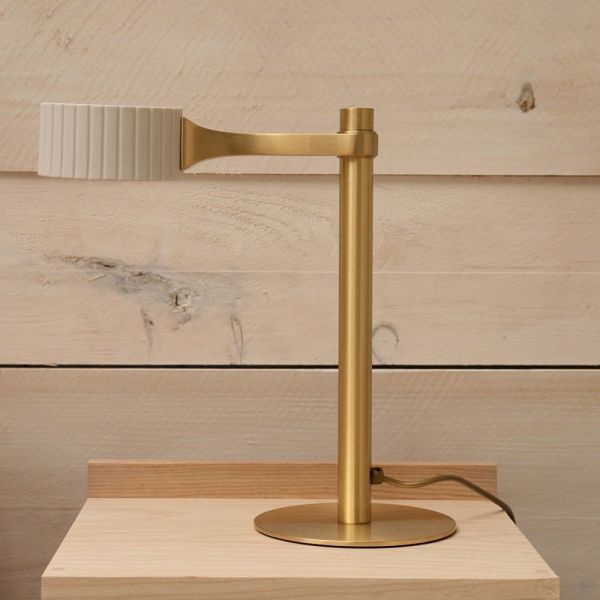 brahma table lamp styled in an interior by pedret
