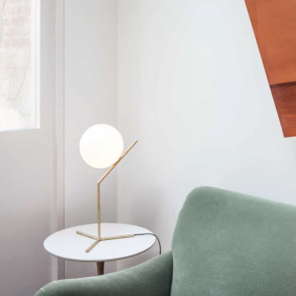 IC T1 lamp Flos, brass