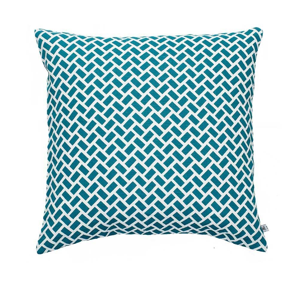 coussin cancun by nina kullberg  turquoise