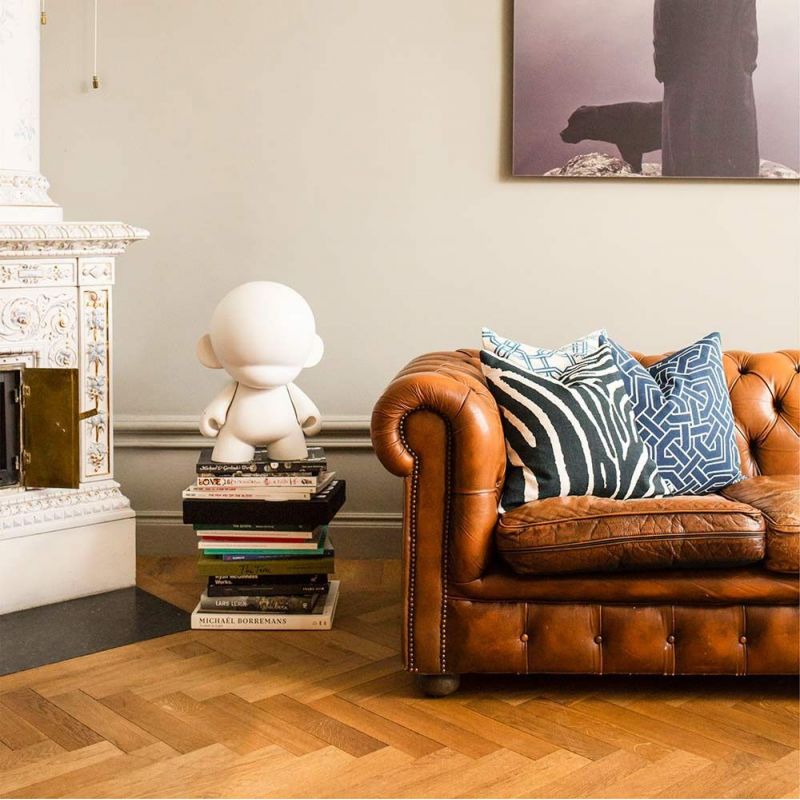 paris cushion styled in an interior by nina kullberg