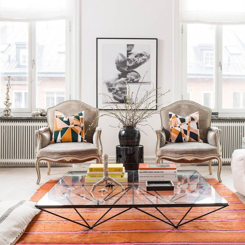 coussin jazz by nina kullberg  dans un salon